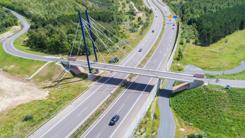 Pylonbr&uuml;cke Bild 01_Luftbild nach S&uuml;den