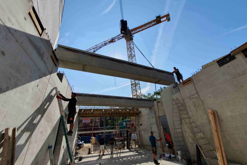 SOS-KInderdorf-Spannbetonträger SOS-KInderdorf-Spannbetonträger