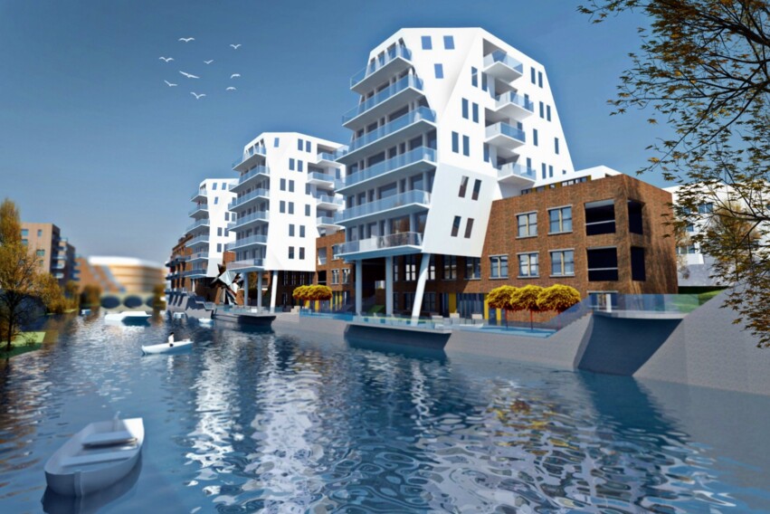 Riverhouse Perspektive Entwurf denda Architekten+MH Visualisierung Riverhouse Perspektive Entwurf denda Architekten+MH Visualisierung