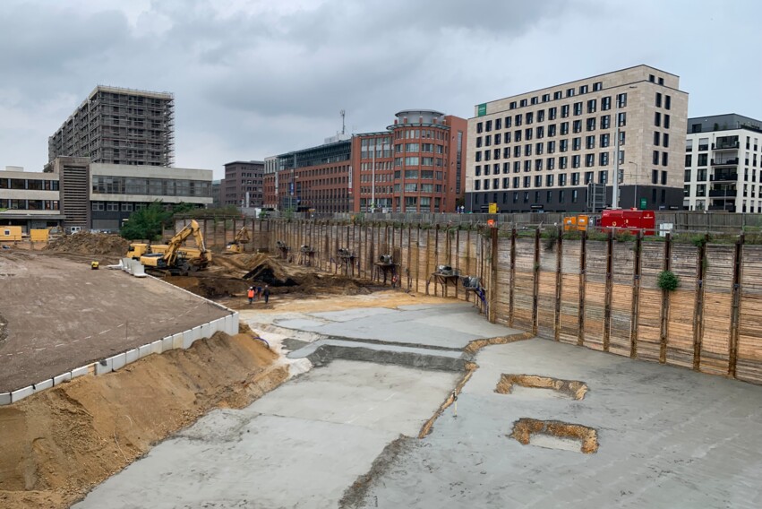 Johannistor - Baugrube Johannistor - Baugrube