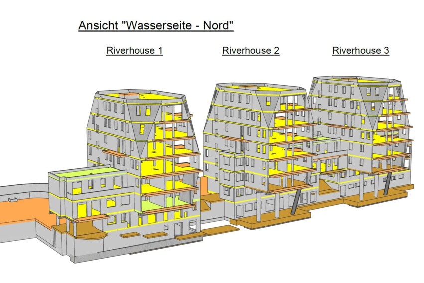 Riverhouse 3d-Modell