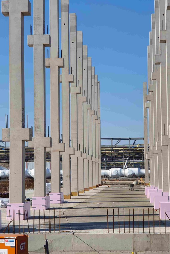 UPM-Leuna - Stahlbetonstützen UPM-Leuna - Stahlbetonstützen