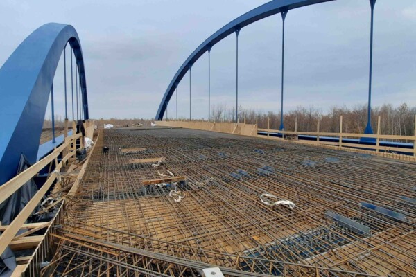 Bogenbrücke A72 Bewehrung Fahrbahn 2 Bogenbrücke A72 Bewehrung Fahrbahn 2