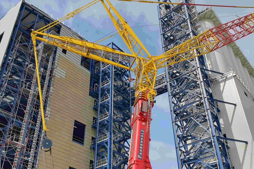 UPM-Leuna - Stahlbaumontage