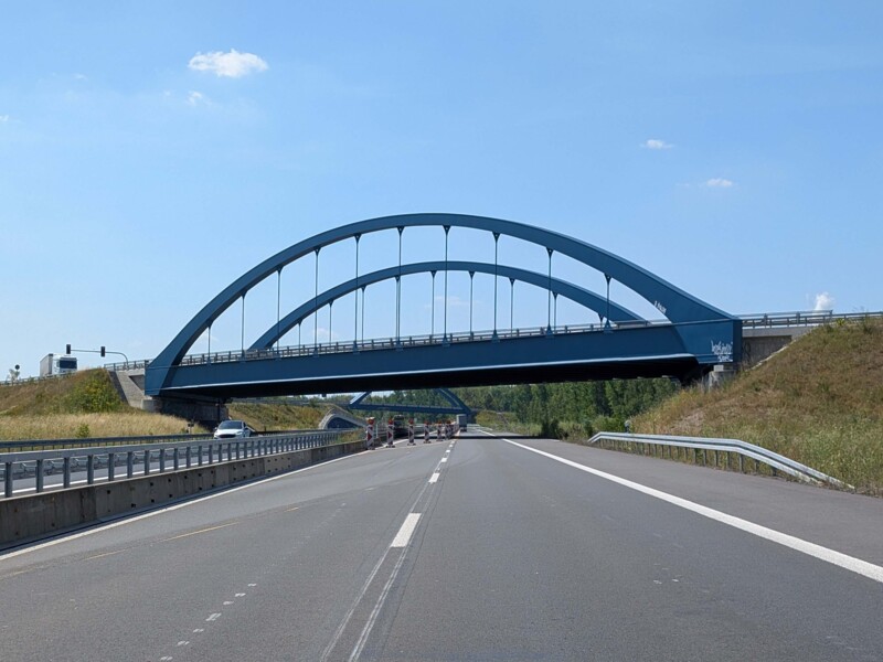 Bogenbr&uuml;cke A72 Endzustand